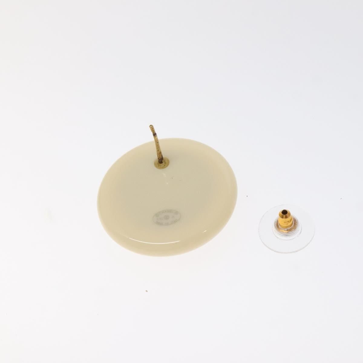 Chanel Chanel Vintage CC plastic Earrings Metal and plastic Size ONE SIZE - 4 Thumbnail