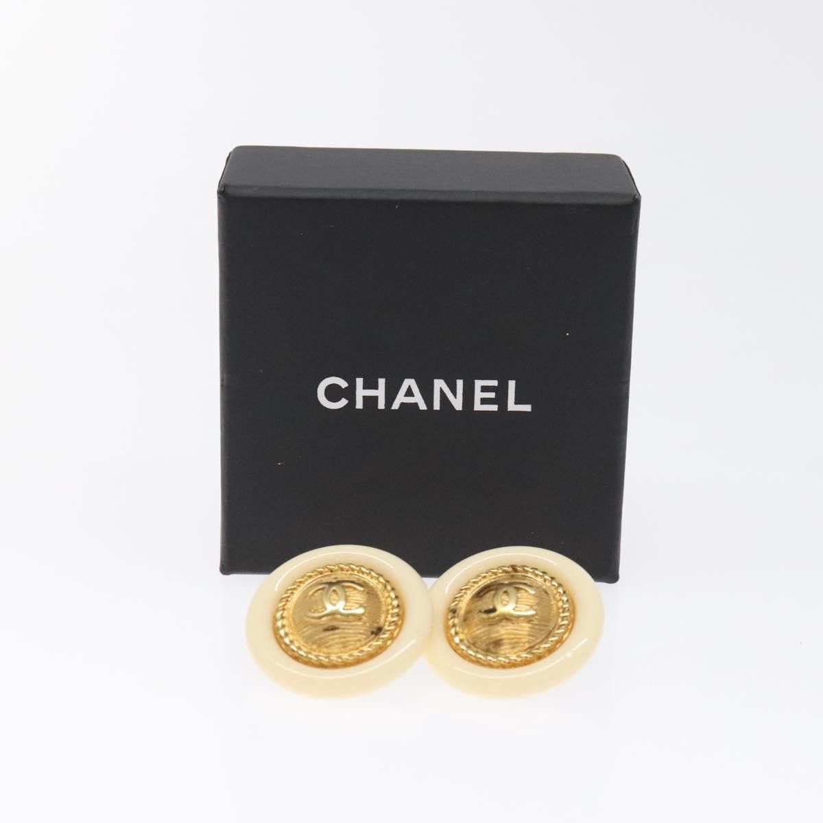 Chanel Chanel Vintage CC plastic Earrings Metal and plastic Size ONE SIZE - 10 Thumbnail