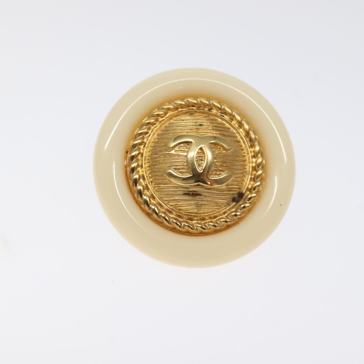 Chanel Chanel Vintage CC plastic Earrings Metal and plastic Size ONE SIZE - 2 Thumbnail
