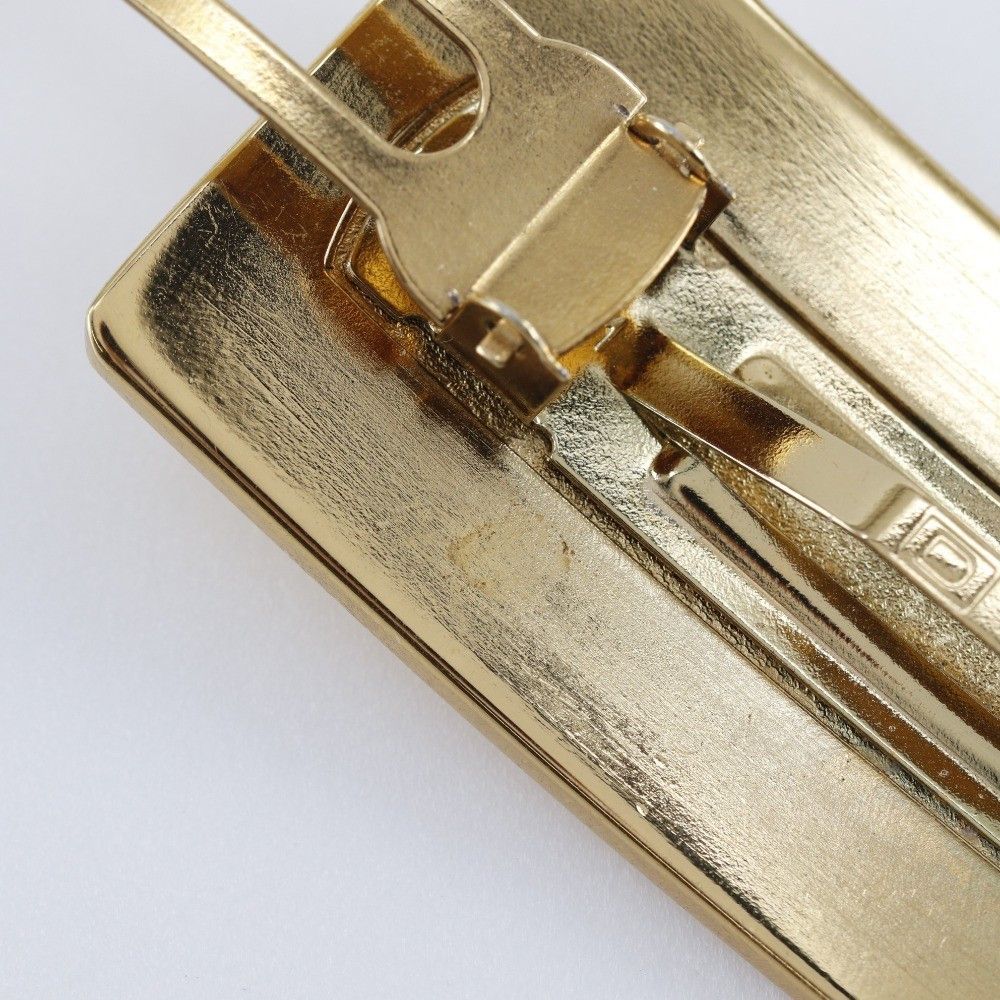 Chanel Chanel Barrettes Logo Chanel Plated Gold Size ONE SIZE - 6 Thumbnail
