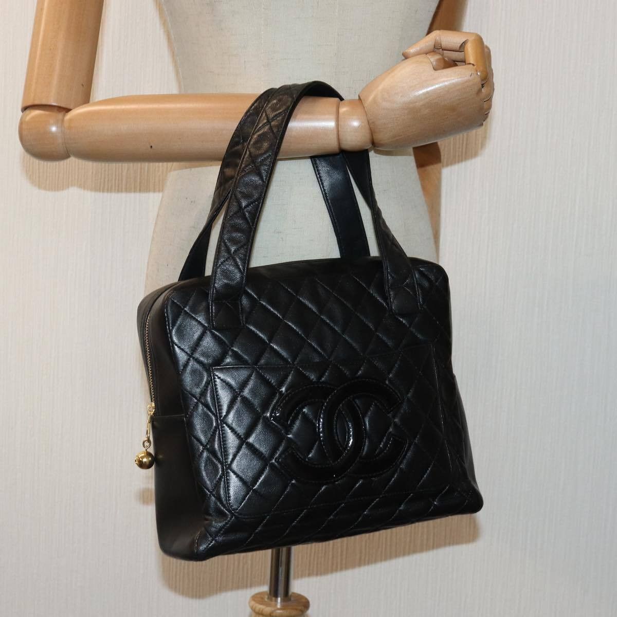 Chanel Chanel Coco Mark Black cakfskin Size ONE SIZE - 14 Thumbnail