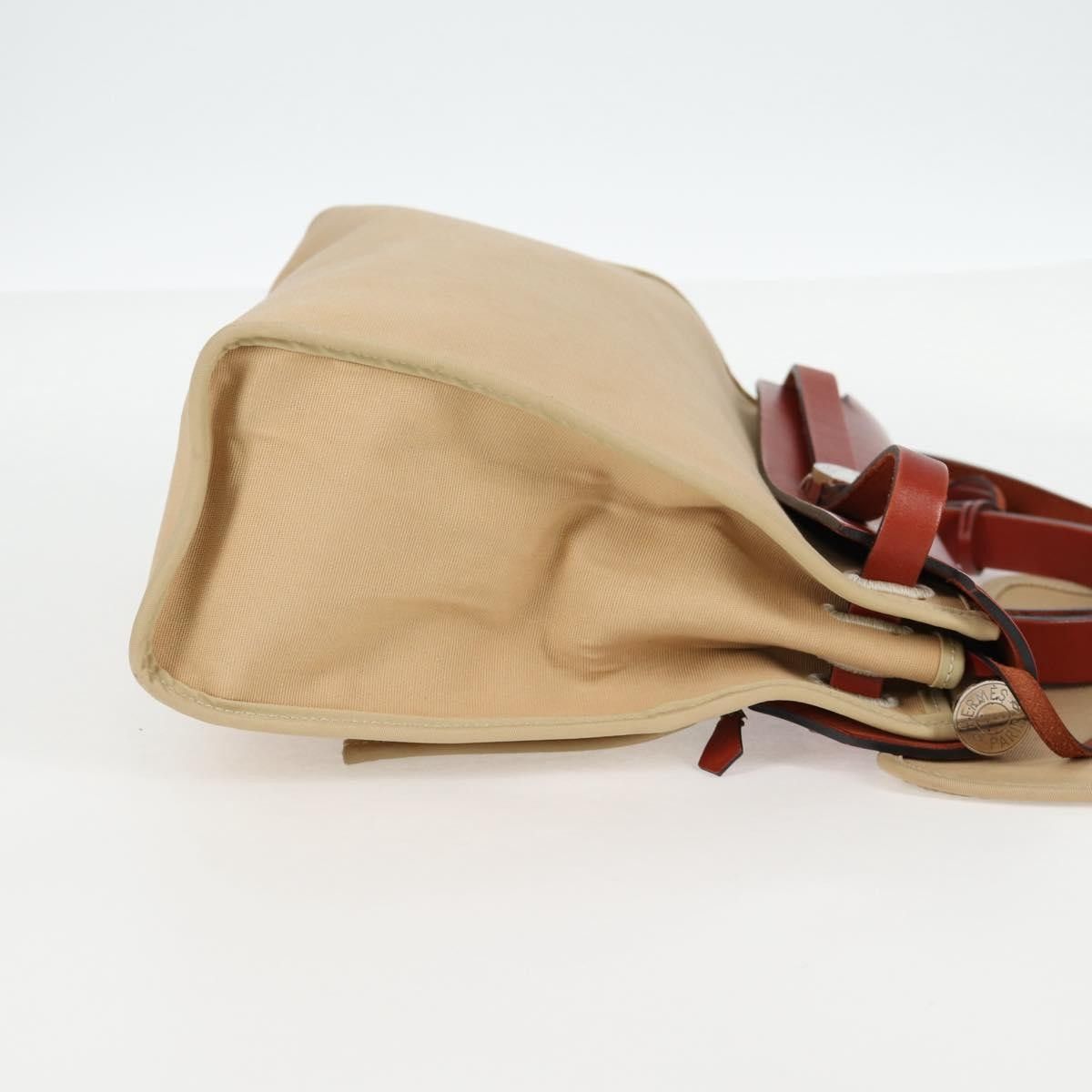 Hermes Hermes Herbag Zip Leather and Toile Size ONE SIZE - 4 Thumbnail