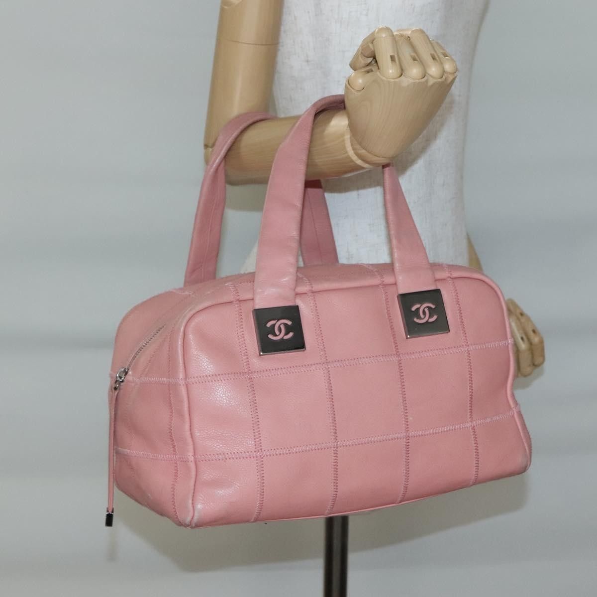 Chanel Chanel Chocolate Bar CC Bowler Bag Caviar skin Size ONE SIZE - 14 Thumbnail