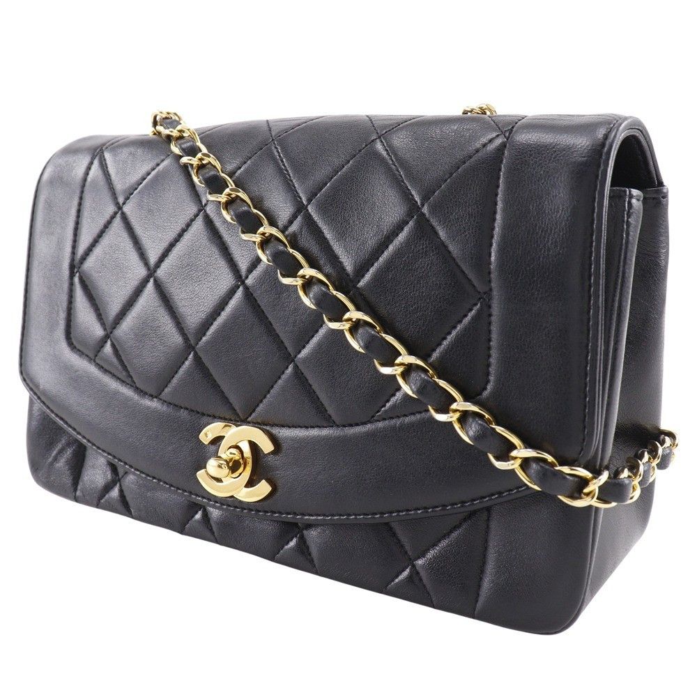 Chanel Chanel Diana Flap Bag Quilted Lambskin Size ONE SIZE - 12 Thumbnail