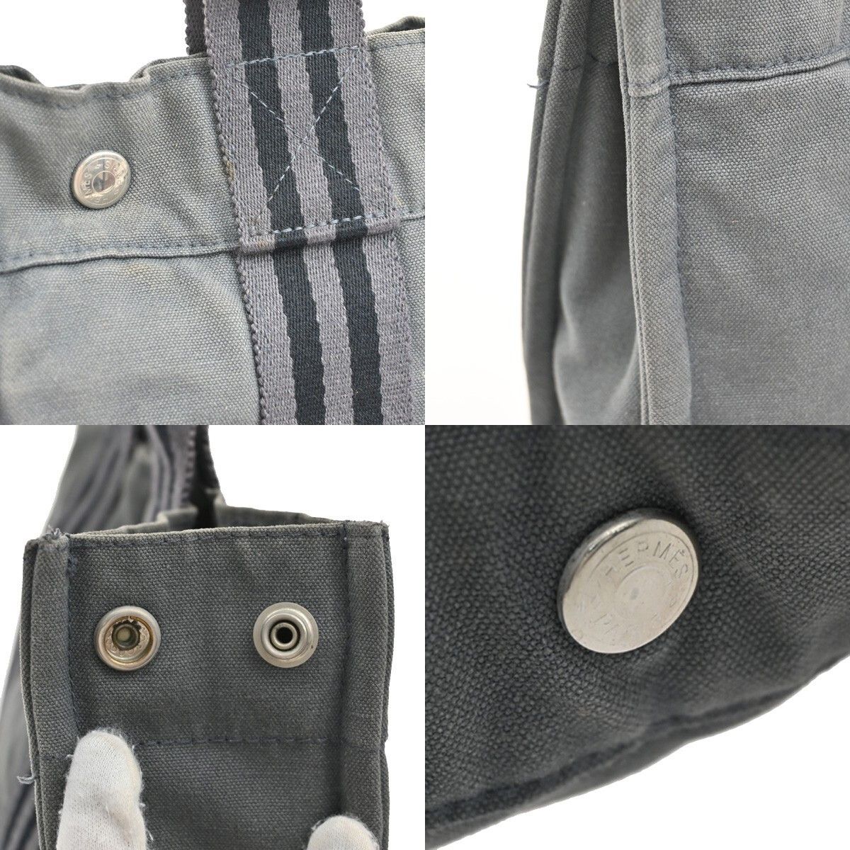 Hermes Hermes Fourre Tout Tote Canvas Size ONE SIZE - 9 Thumbnail