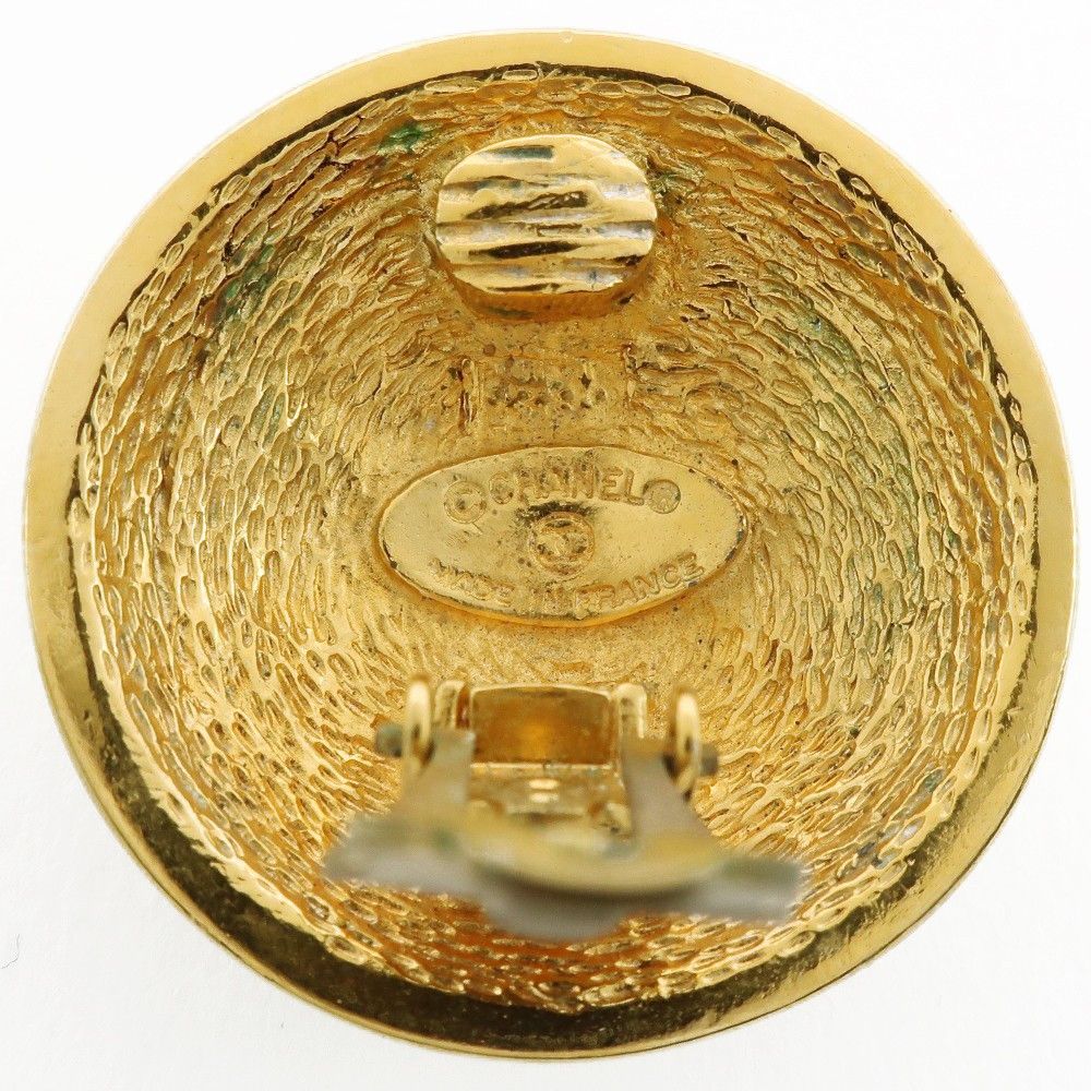 Chanel Chanel Vintage Round CC Clip-On Earrings Metal Size ONE SIZE - 6 Thumbnail