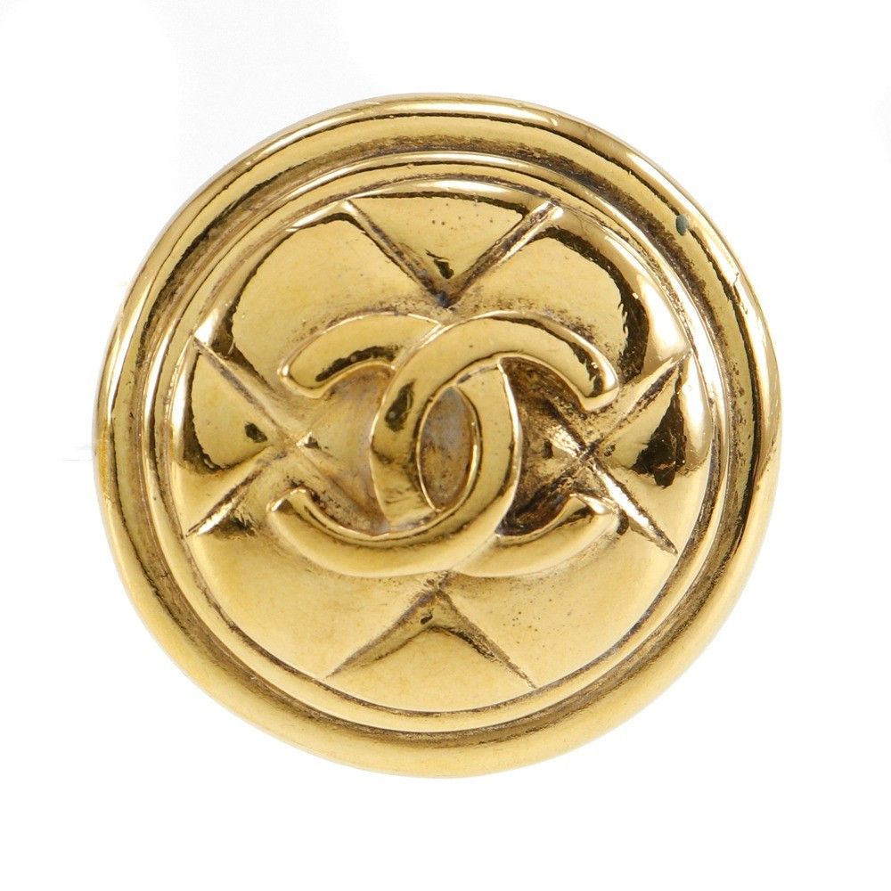 Chanel Chanel Vintage Round CC Clip-On Earrings Metal Size ONE SIZE - 5 Thumbnail