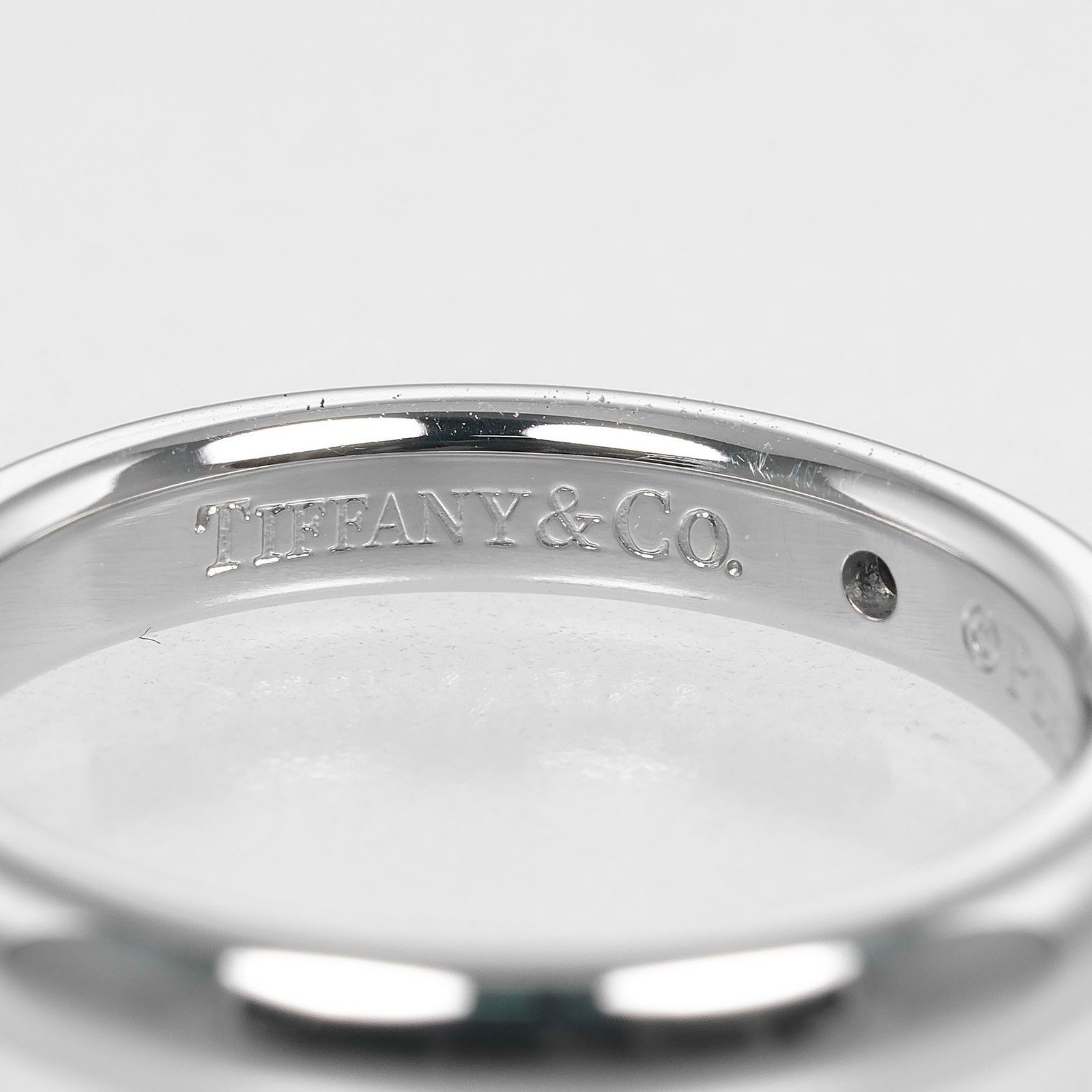 Tiffany & Co. Tiffany & Co. Elsa Peretti 1 Diamond Stacking Band Ring 950 Platinum with Diamond Size ONE SIZE - 7 Thumbnail