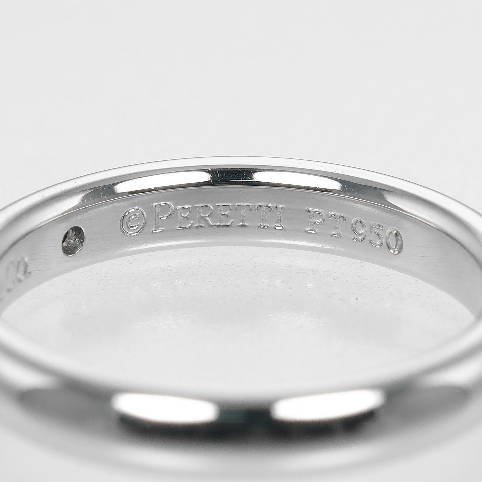 Tiffany & Co. Tiffany & Co. Elsa Peretti 1 Diamond Stacking Band Ring 950 Platinum with Diamond Size ONE SIZE - 8 Thumbnail