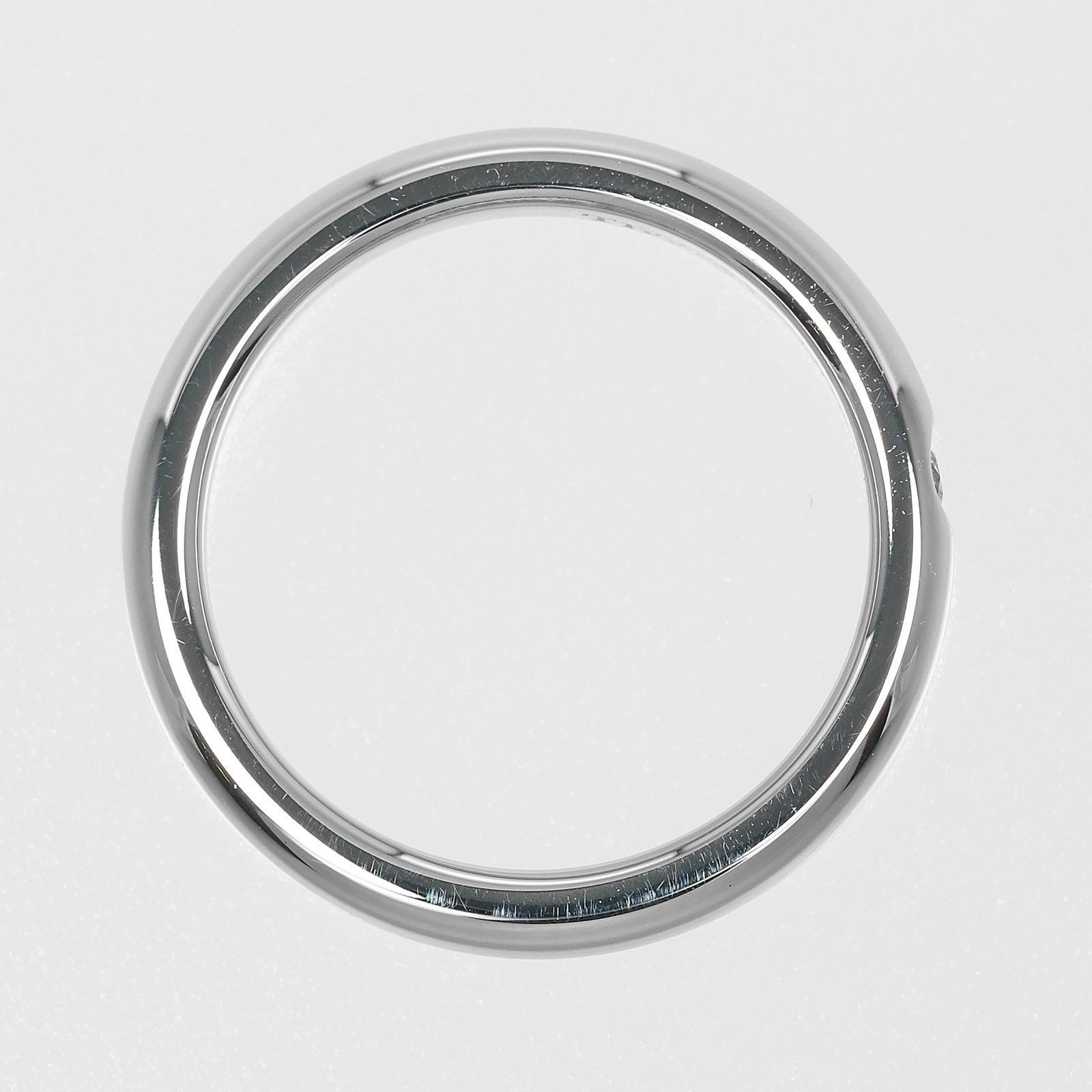 Tiffany & Co. Tiffany & Co. Elsa Peretti 1 Diamond Stacking Band Ring 950 Platinum with Diamond Size ONE SIZE - 5 Thumbnail