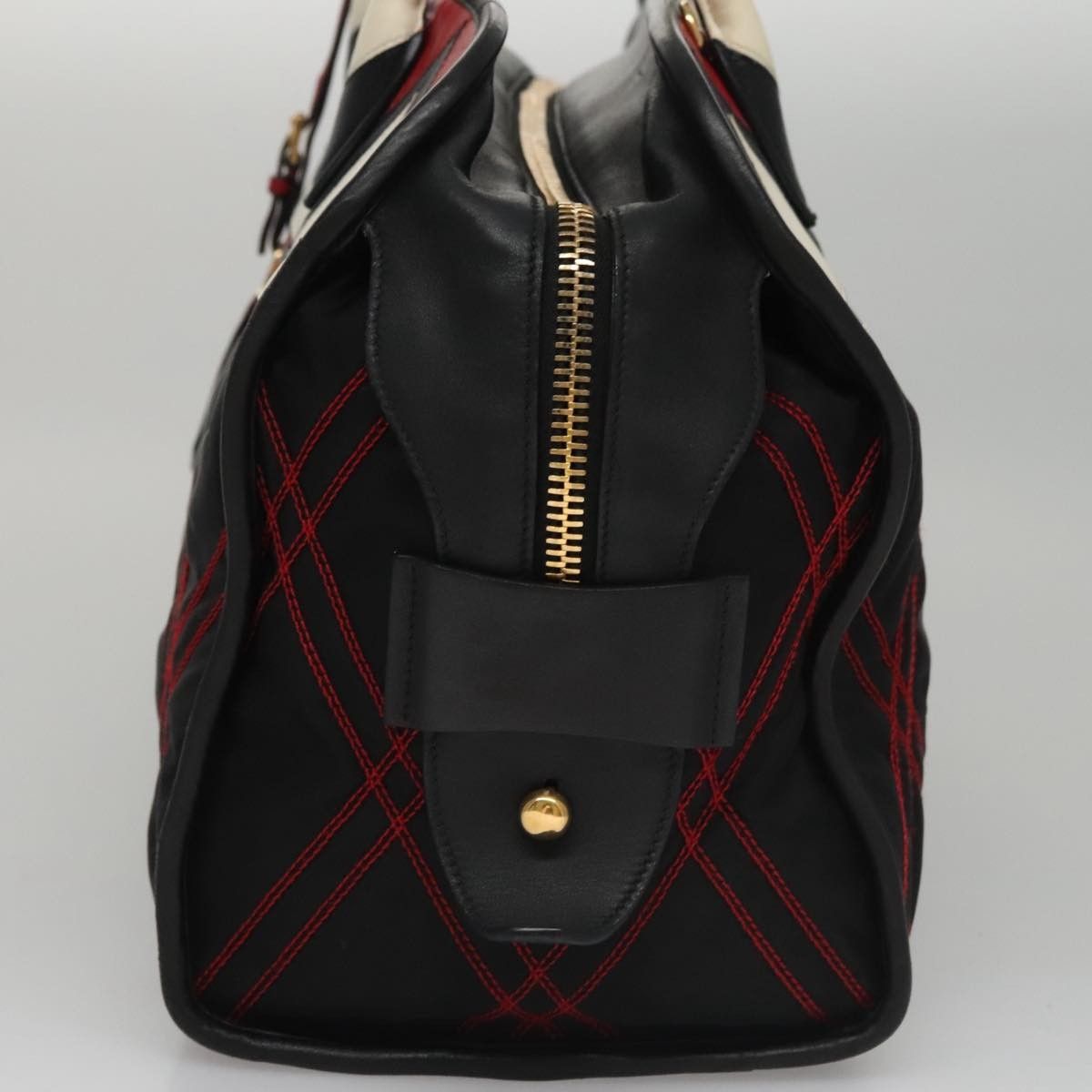 Prada Prada Convertible Boston Bag Vitello Shine Size ONE SIZE - 4 Thumbnail