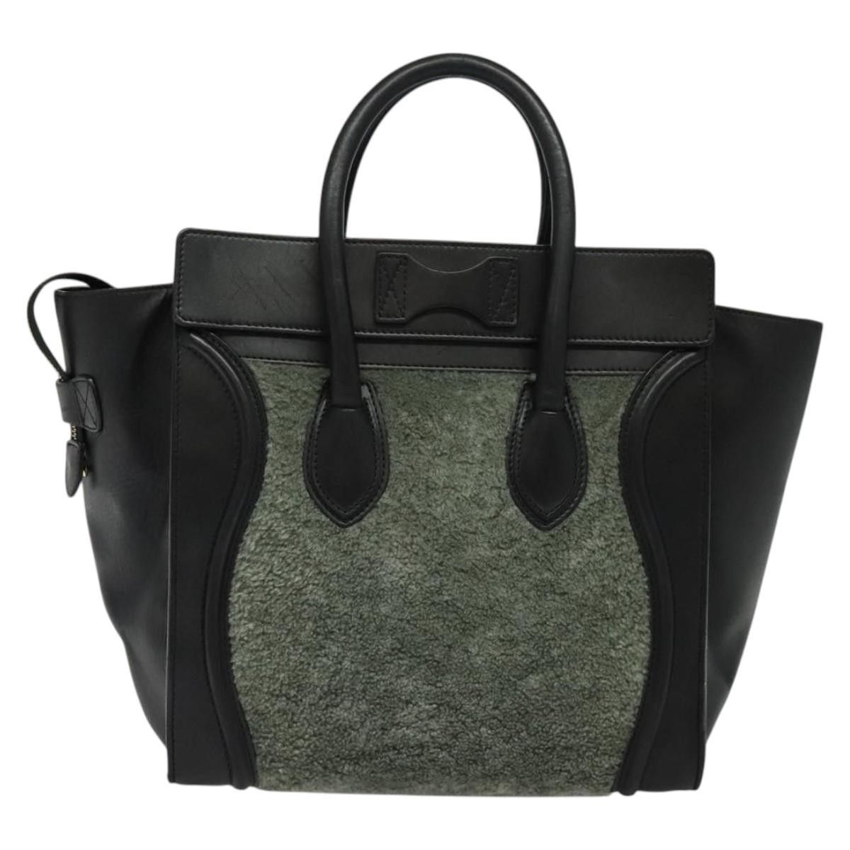 Celine Celine Bicolor Luggage Bag Nubuck Size ONE SIZE - 2 Thumbnail