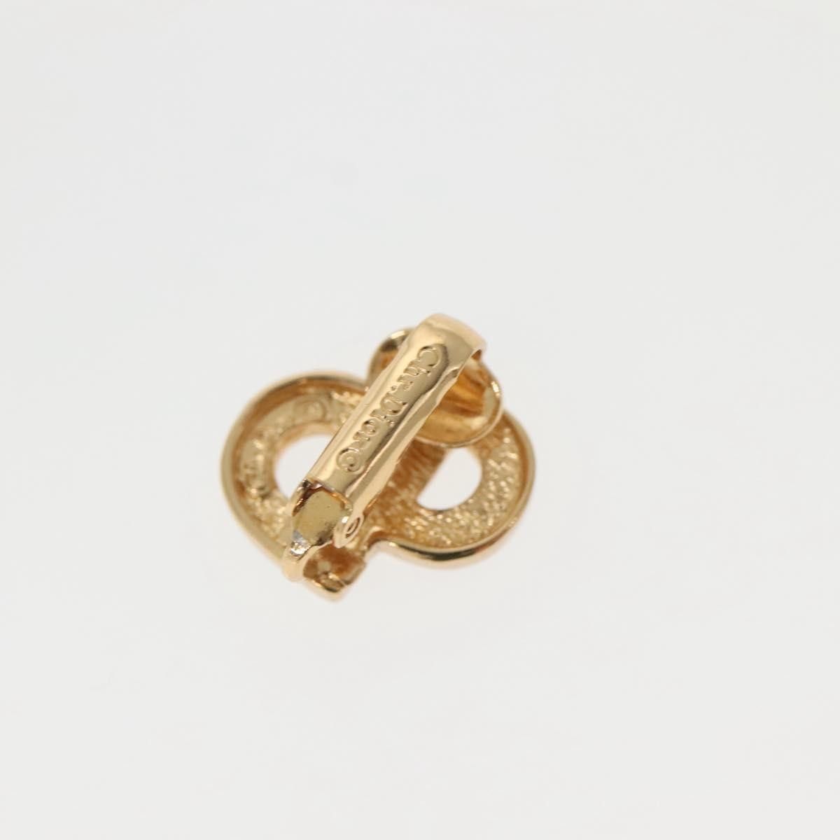 Dior Christian Dior CD Button Clip-On Earrings Metal Size ONE SIZE - 3 Thumbnail