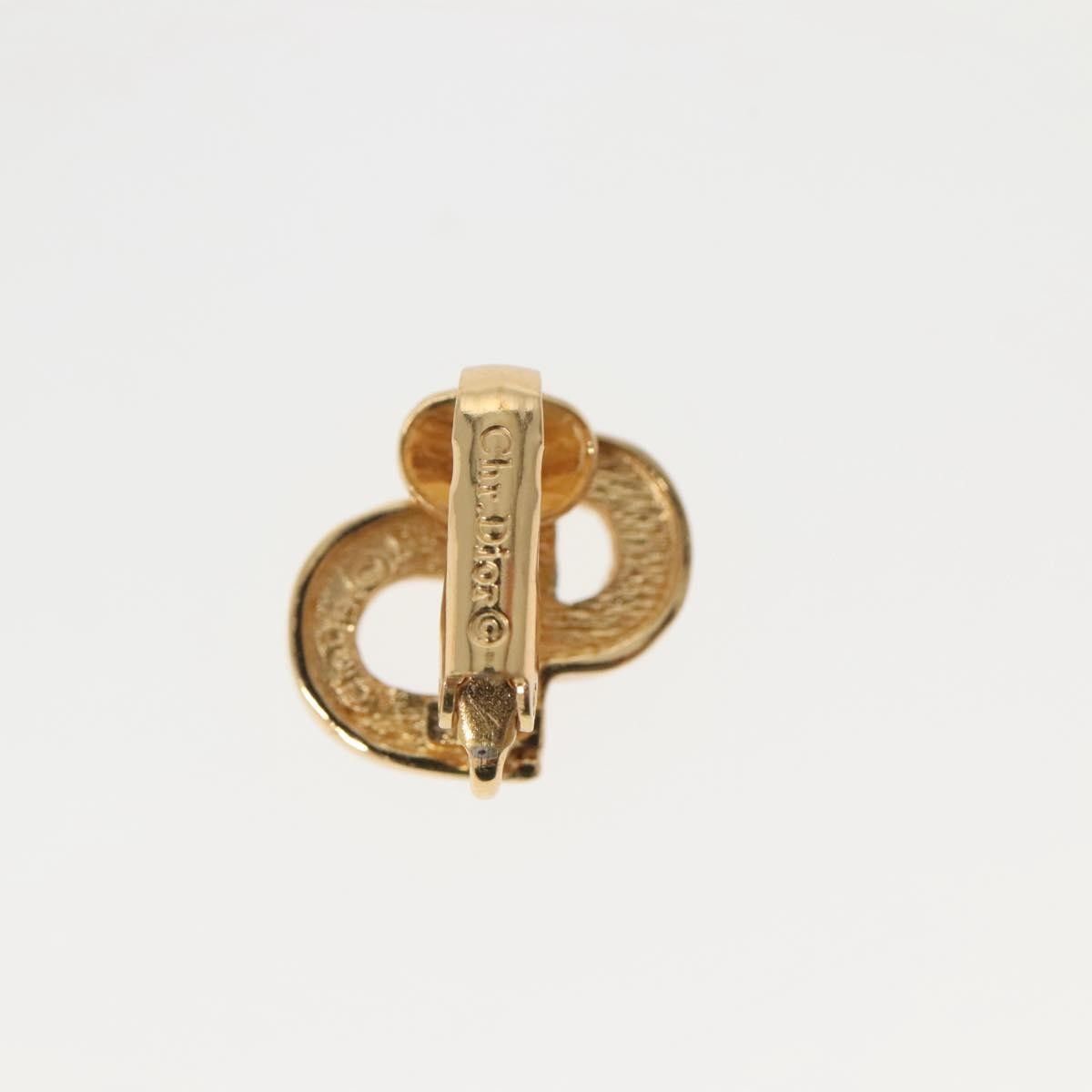Dior Christian Dior CD Button Clip-On Earrings Metal Size ONE SIZE - 7 Thumbnail