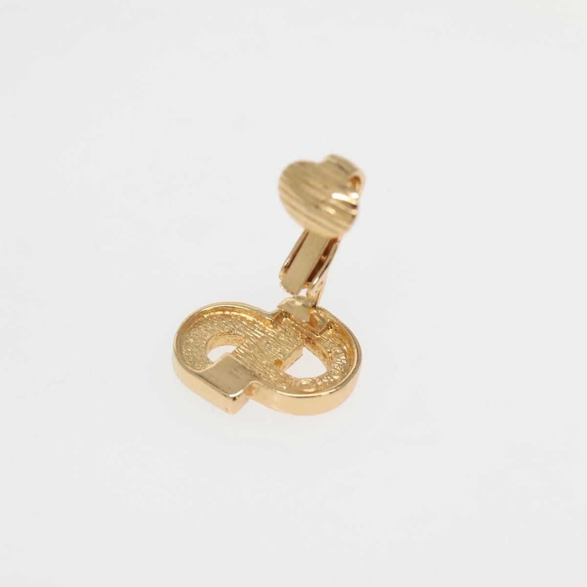 Dior Christian Dior CD Button Clip-On Earrings Metal Size ONE SIZE - 4 Thumbnail