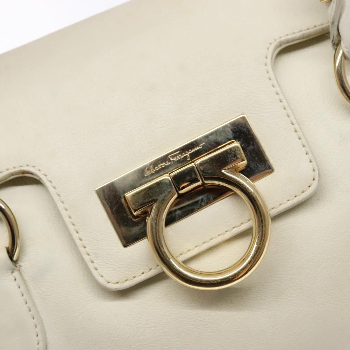 Salvatore Ferragamo Salvatore Ferragamo Gancini top handle Leather Size ONE SIZE - 15 Thumbnail