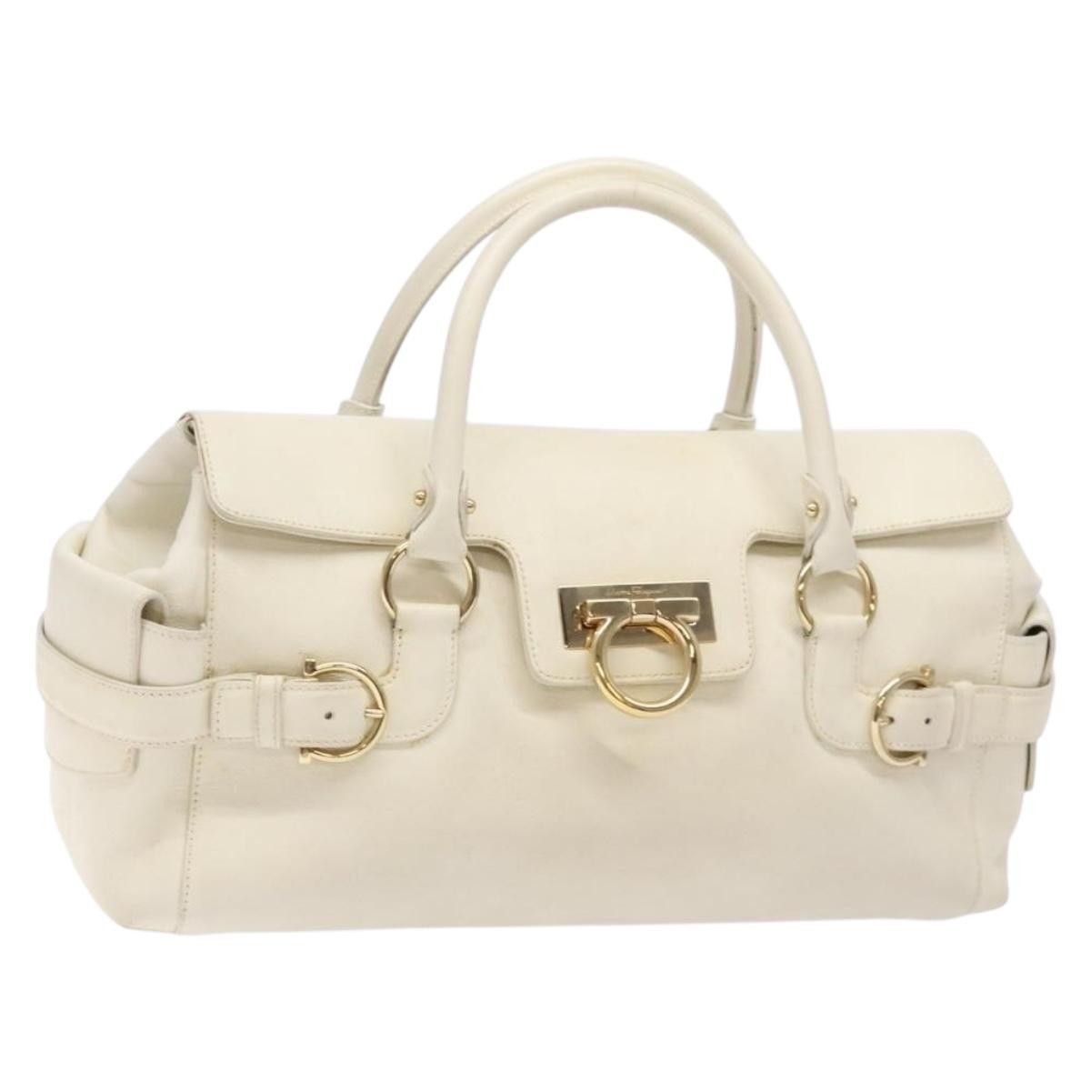 Salvatore Ferragamo Salvatore Ferragamo Gancini top handle Leather Size ONE SIZE - 23 Thumbnail