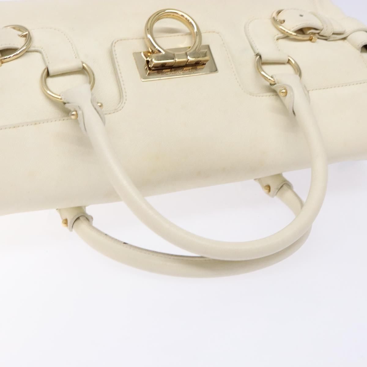 Salvatore Ferragamo Salvatore Ferragamo Gancini top handle Leather Size ONE SIZE - 7 Thumbnail