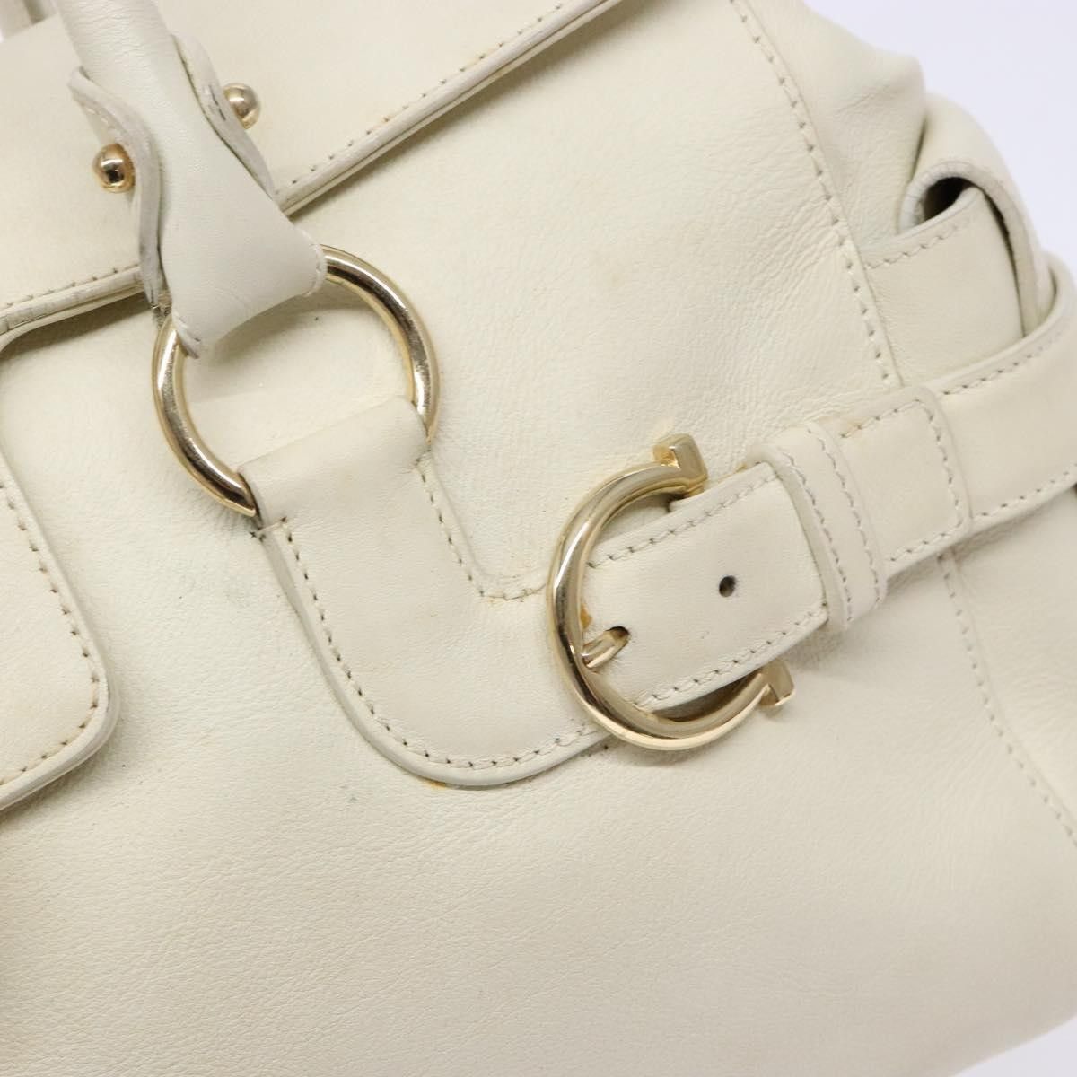 Salvatore Ferragamo Salvatore Ferragamo Gancini top handle Leather Size ONE SIZE - 16 Thumbnail