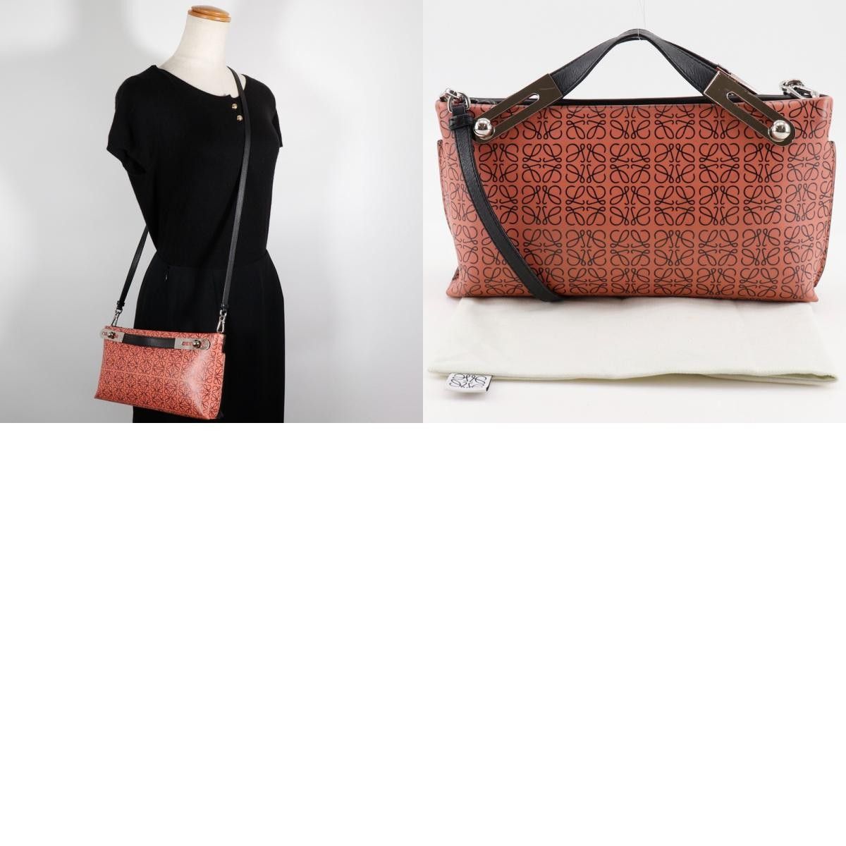 Loewe Loewe Missy Handbag Anagram Printed Leather Size ONE SIZE - 9 Thumbnail