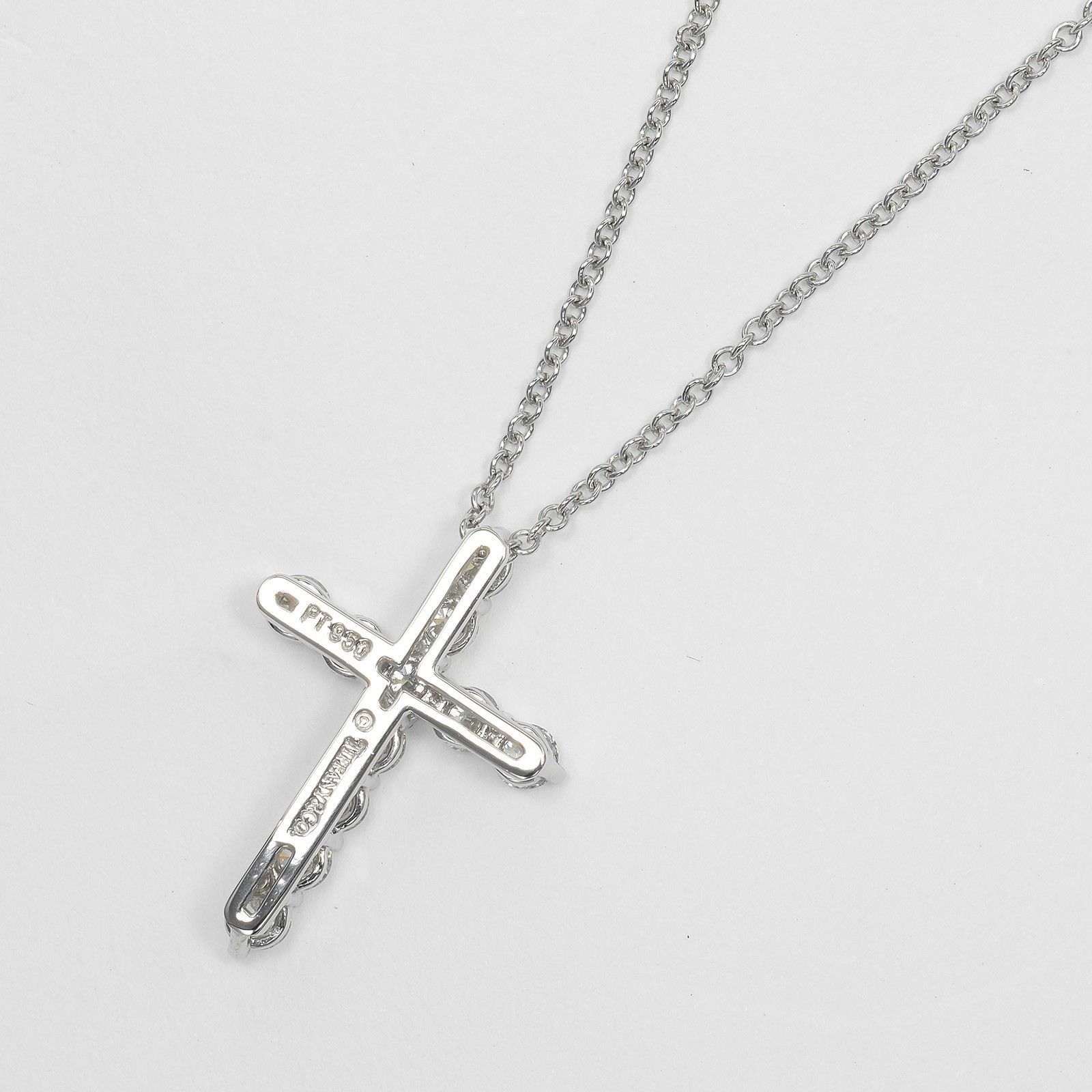 Tiffany & Co. Tiffany & Co. Cross Pendant Platinum and Diamonds Size ONE SIZE - 2 Thumbnail