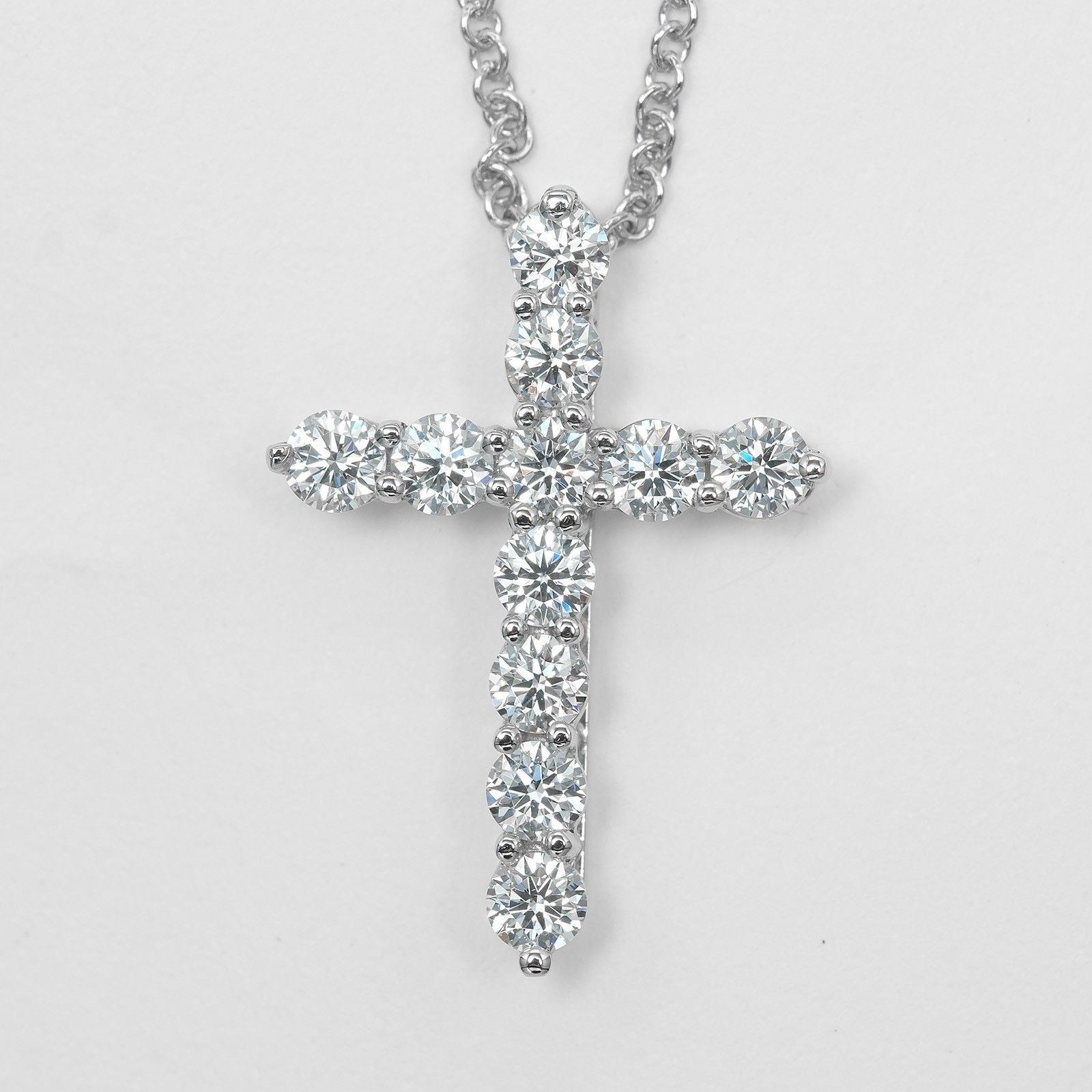 Tiffany & Co. Tiffany & Co. Cross Pendant Platinum and Diamonds Size ONE SIZE - 3 Thumbnail