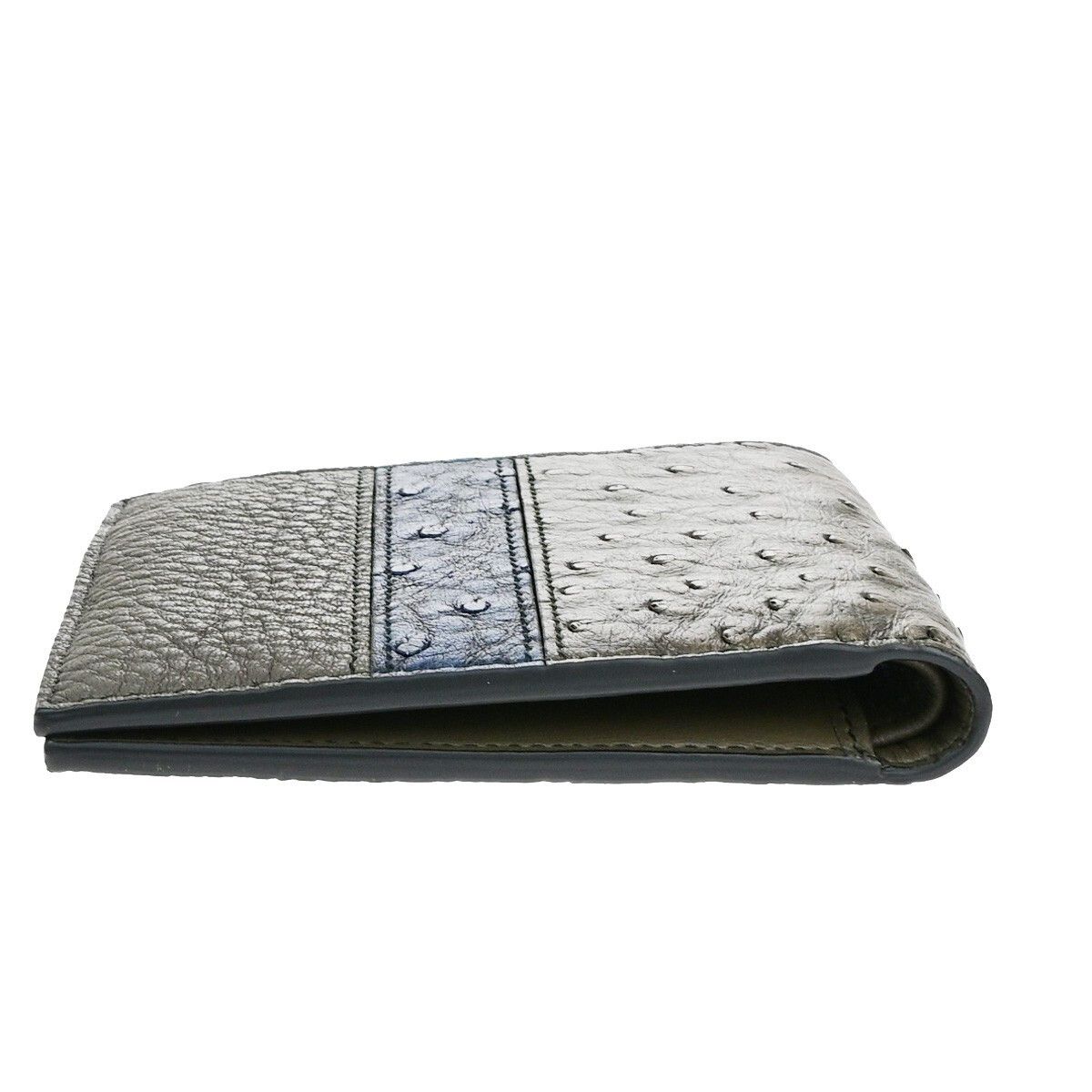 Bottega Veneta Bottega Veneta Compact Bifold Wallet Embossing Leather Size ONE SIZE - 12 Thumbnail
