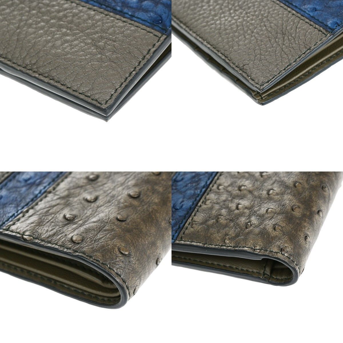 Bottega Veneta Bottega Veneta Compact Bifold Wallet Embossing Leather Size ONE SIZE - 9 Thumbnail