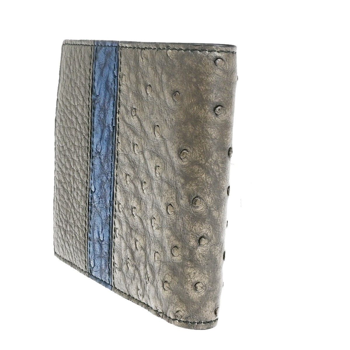 Bottega Veneta Bottega Veneta Compact Bifold Wallet Embossing Leather Size ONE SIZE - 3 Thumbnail