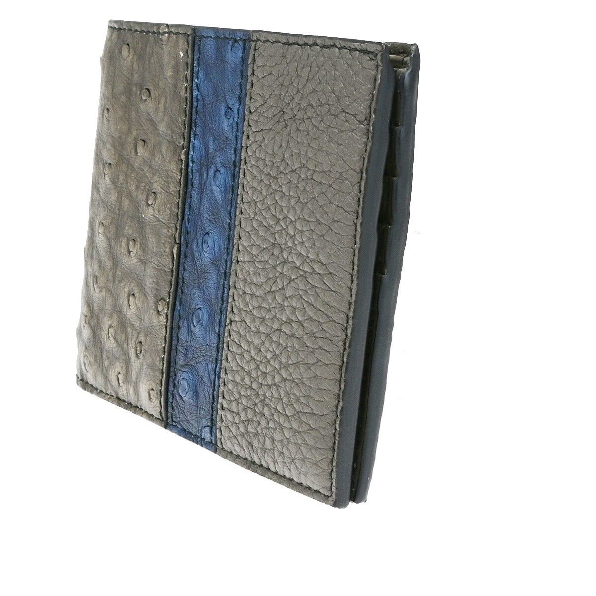 Bottega Veneta Bottega Veneta Compact Bifold Wallet Embossing Leather Size ONE SIZE - 4 Thumbnail