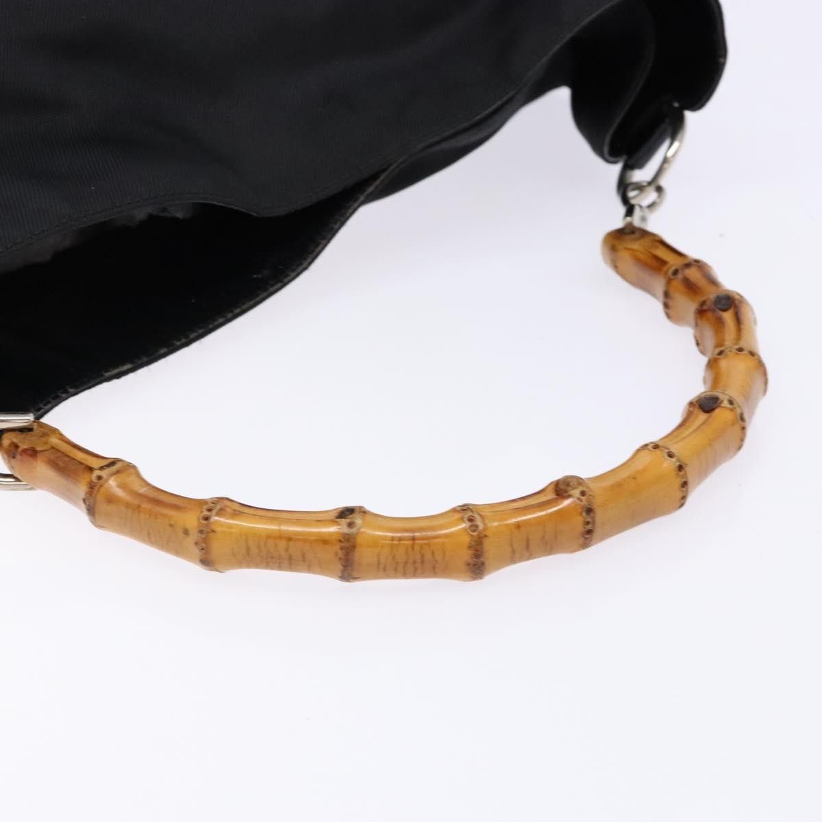 Gucci Gucci Vintage Bamboo Handle Tote Nylon Size ONE SIZE - 7 Thumbnail