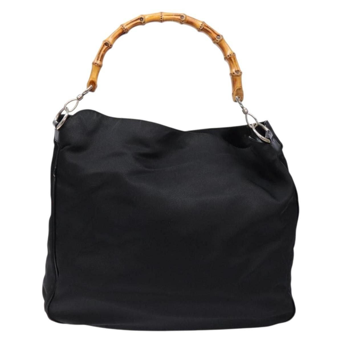 Gucci Gucci Vintage Bamboo Handle Tote Nylon Size ONE SIZE - 2 Thumbnail