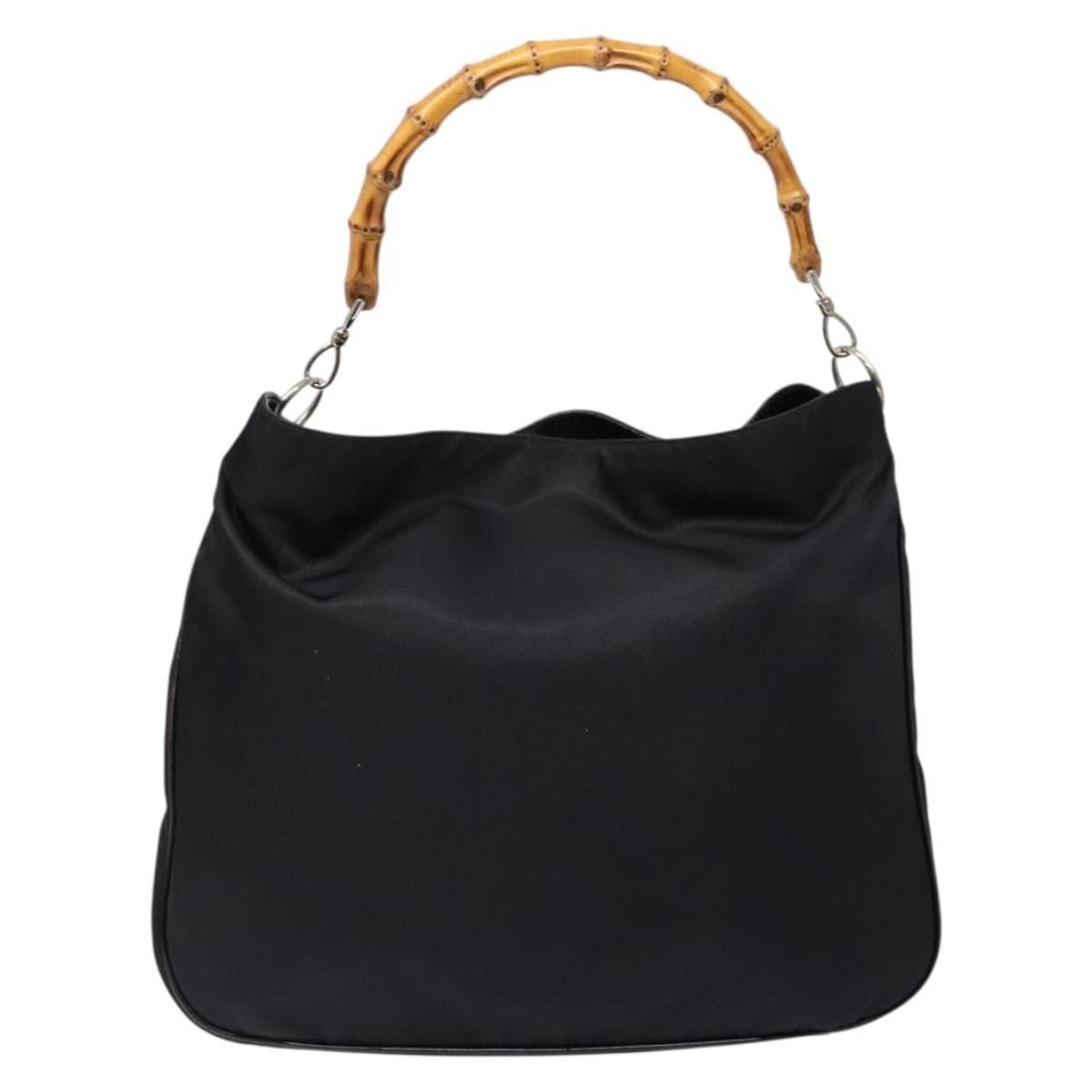 Gucci Gucci Vintage Bamboo Handle Tote Nylon Size ONE SIZE - 13 Thumbnail