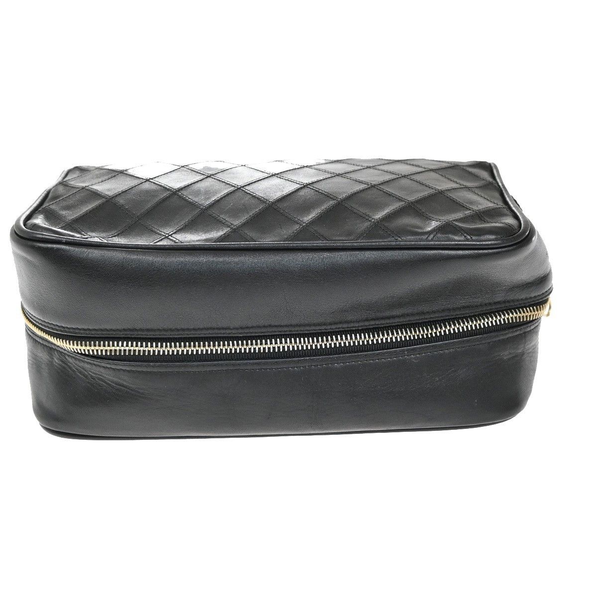 Chanel Chanel Vintage Diamond CC Camera Bag Quilted Caviar Size ONE SIZE - 11 Thumbnail
