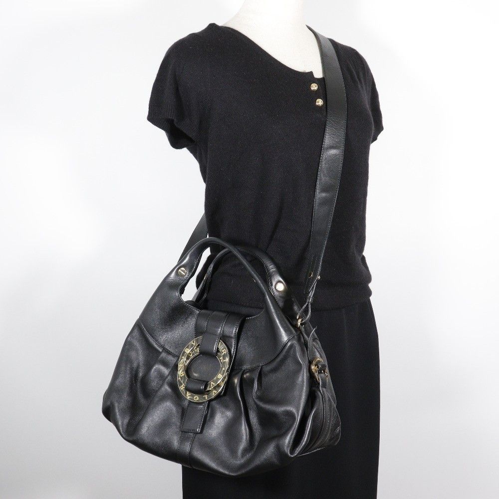Bvlgari Bvlgari Chandra Hobo Leather Size ONE SIZE - 8 Thumbnail
