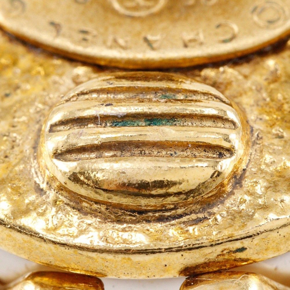 Chanel Chanel Vintage CC Earrings Metal Size ONE SIZE - 5 Thumbnail