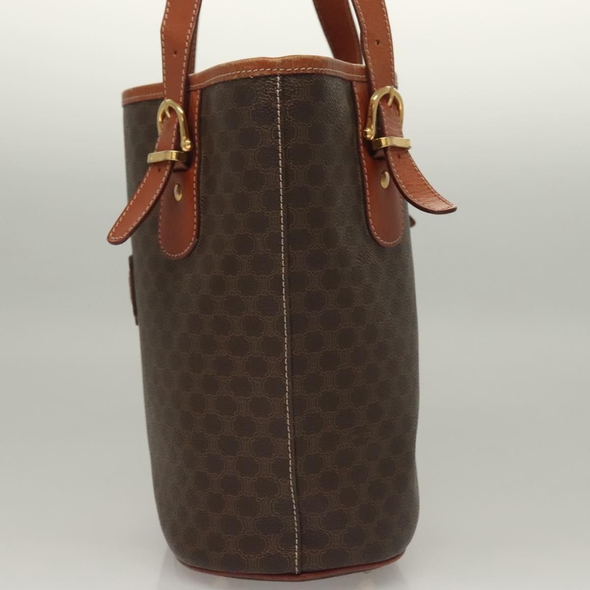 Celine Celine Vintage Macadam Handbag Leather Size ONE SIZE - 3 Thumbnail