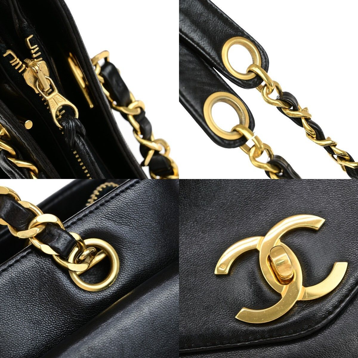 Chanel Chanel Timeless CC Pocket Chain Tote Stitched Calfskin Size ONE SIZE - 11 Thumbnail
