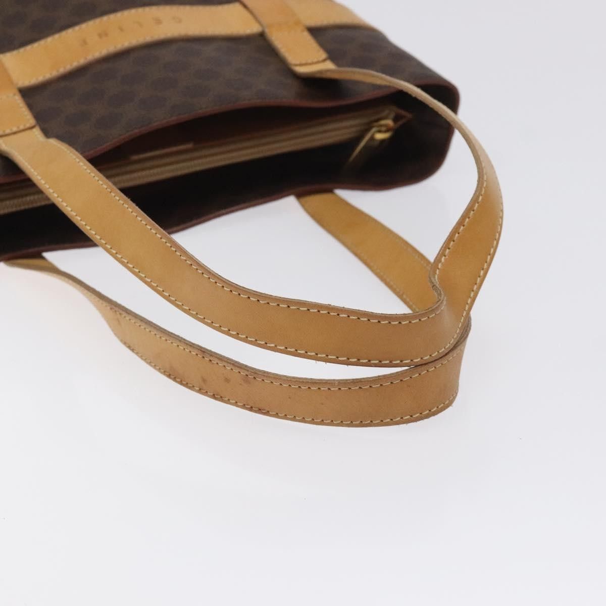 Celine Celine Vintage Macadam Shoulder Bag Leather Size ONE SIZE - 7 Thumbnail