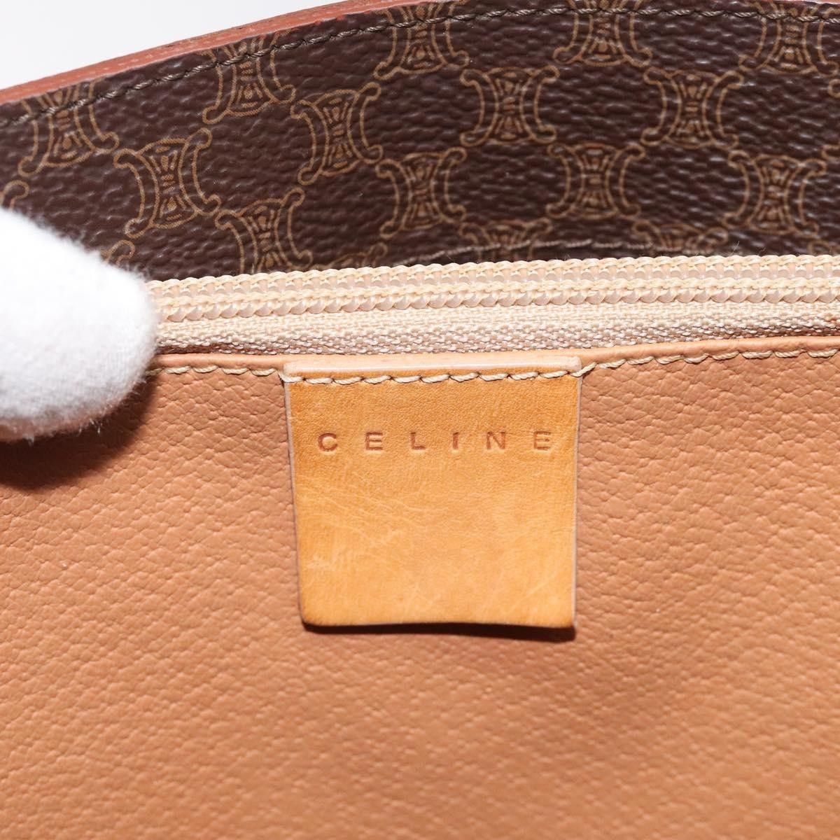 Celine Celine Vintage Macadam Shoulder Bag Leather Size ONE SIZE - 17 Thumbnail