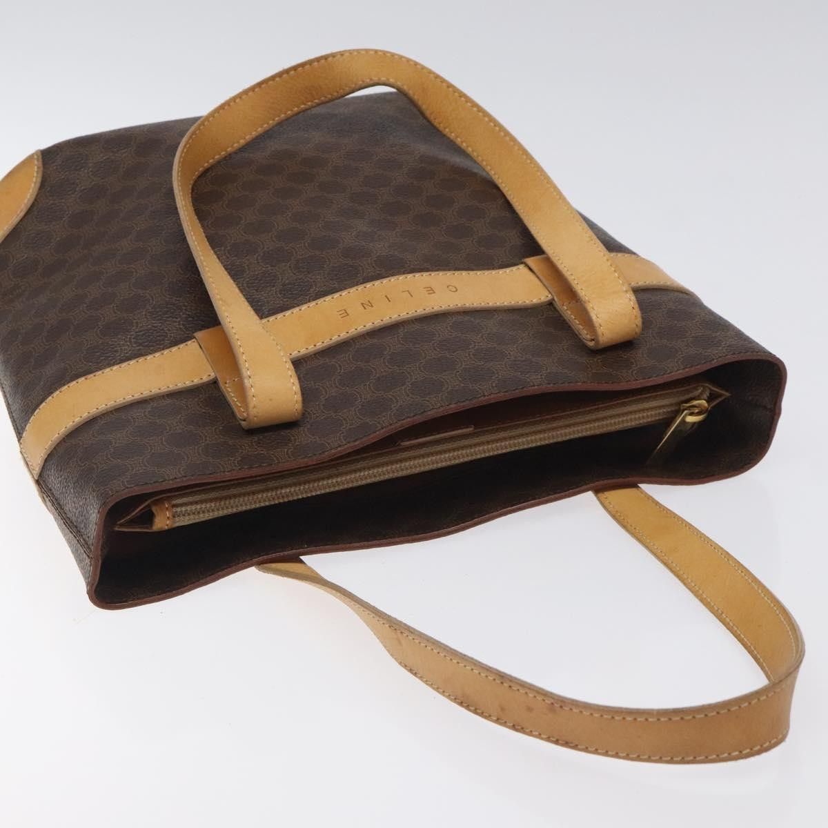 Celine Celine Vintage Macadam Shoulder Bag Leather Size ONE SIZE - 6 Thumbnail