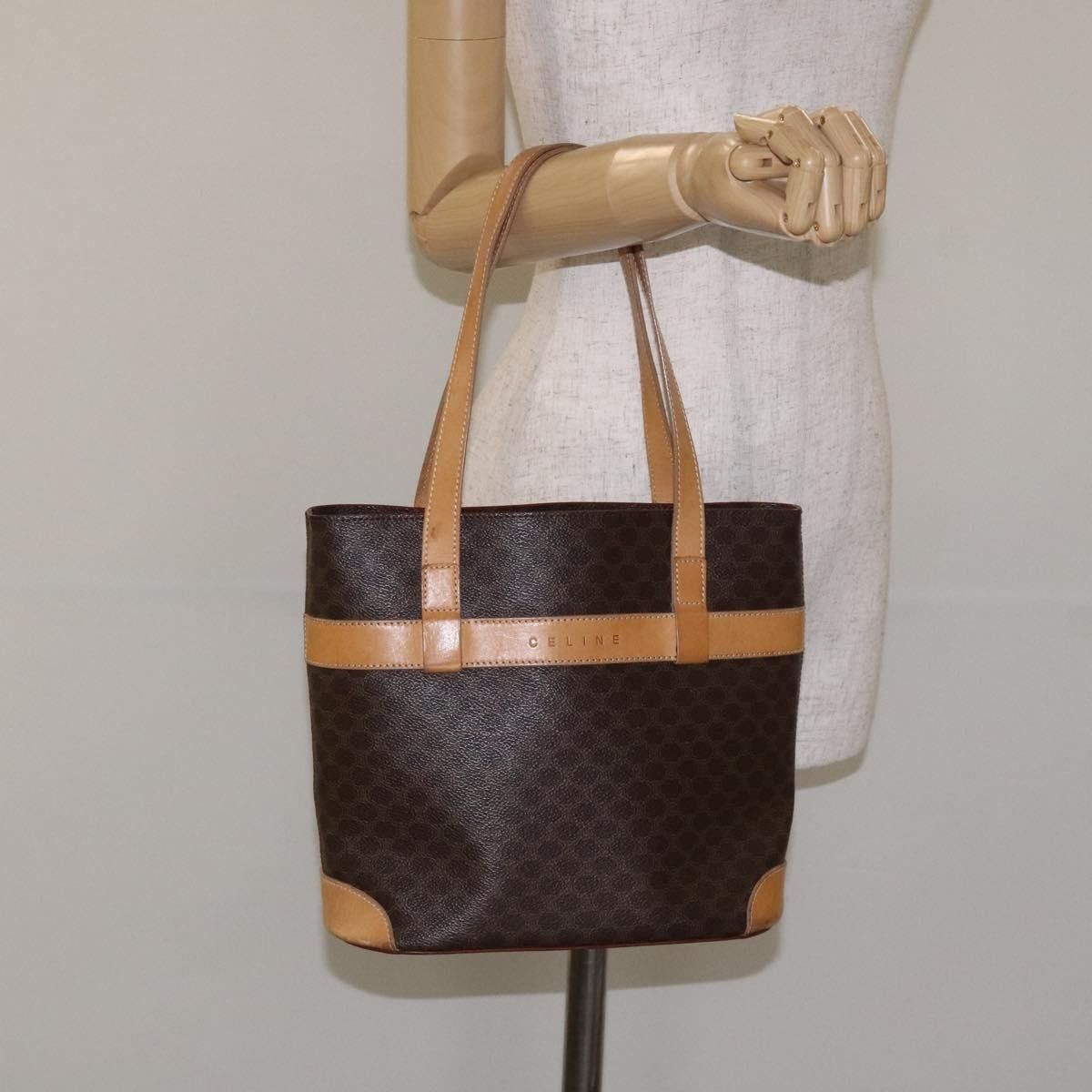 Celine Celine Vintage Macadam Shoulder Bag Leather Size ONE SIZE - 21 Thumbnail