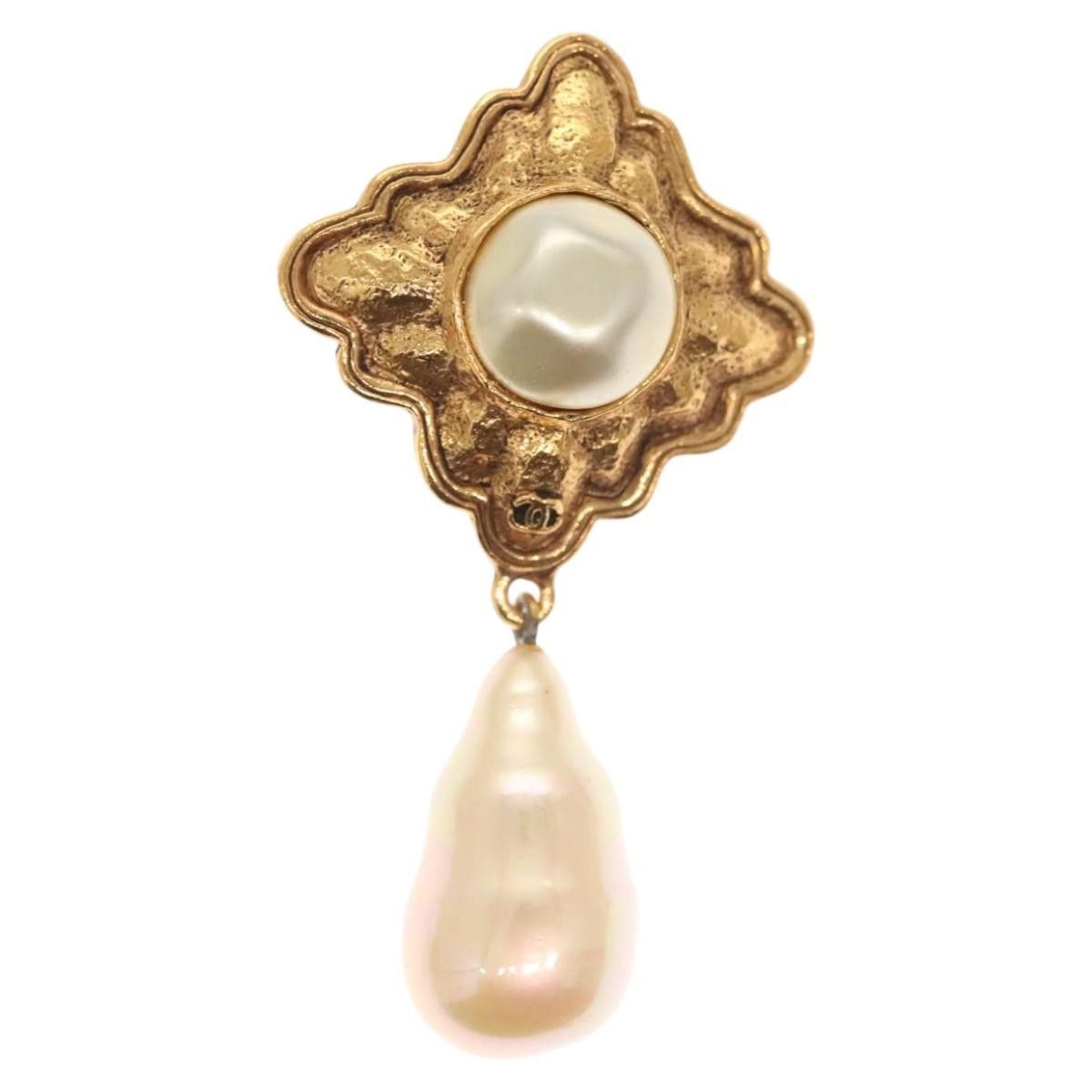 Chanel Chanel Vintage CC Earrings Metal Size ONE SIZE - 2 Thumbnail
