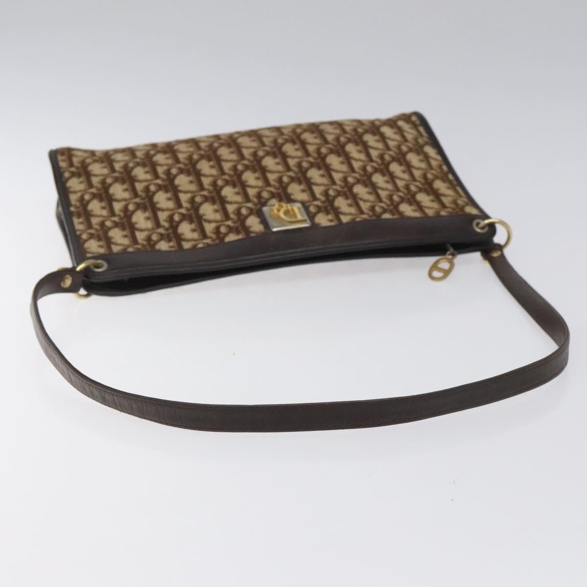 Dior Christian Dior Vintage Trotter Shoulder Bag Canvas Size ONE SIZE - 7 Thumbnail