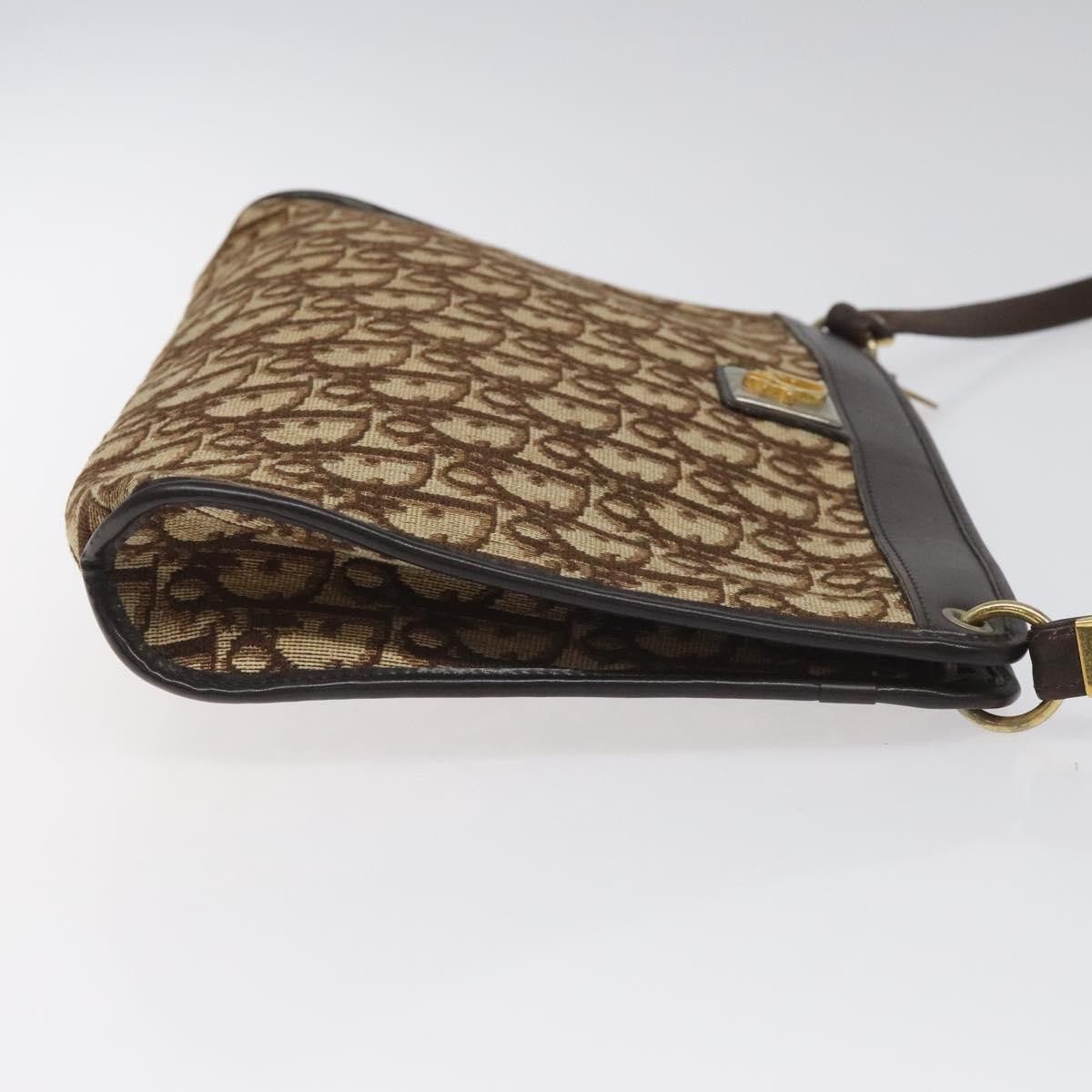 Dior Christian Dior Vintage Trotter Shoulder Bag Canvas Size ONE SIZE - 3 Thumbnail