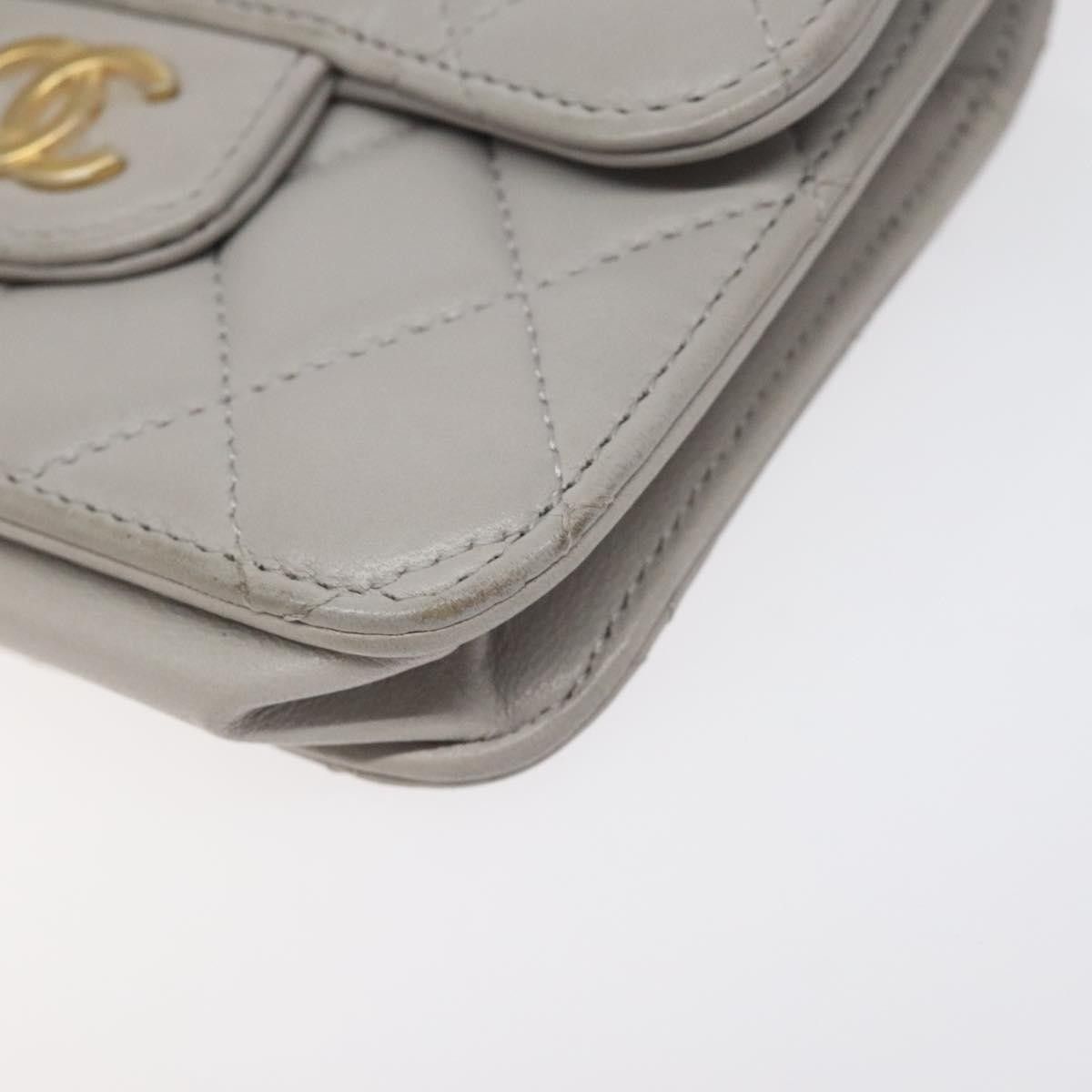 Chanel Chanel Vintage CC Flap Crossbody Bag Quilted Lambskin Size ONE SIZE - 9 Thumbnail