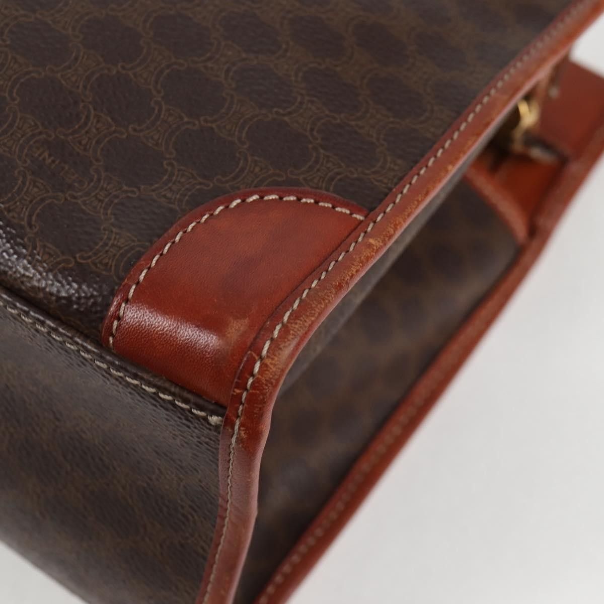 Celine Celine Vintage Macadam Shoulder Bag Leather Size ONE SIZE - 13 Thumbnail