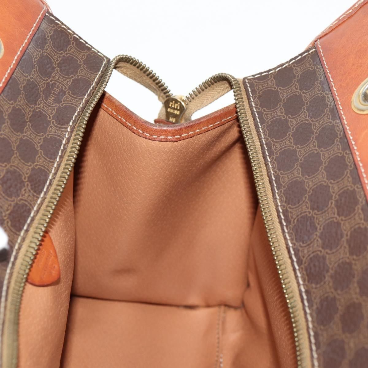 Celine Celine Vintage Macadam Shoulder Bag Leather Size ONE SIZE - 18 Thumbnail
