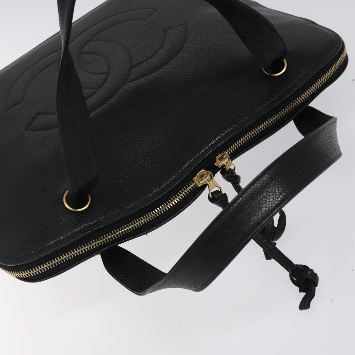 Chanel Chanel Coco Mark Black cakfskin Size ONE SIZE - 16 Thumbnail