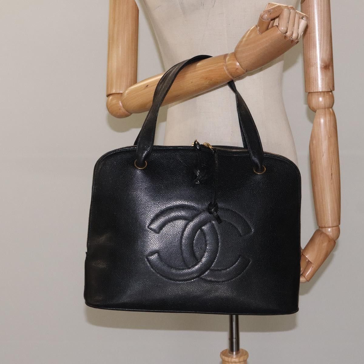 Chanel Chanel Coco Mark Black cakfskin Size ONE SIZE - 14 Thumbnail